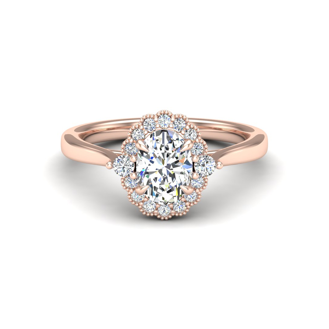 Blair Halo Engagement Ring